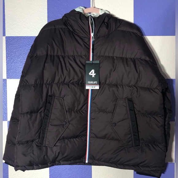 NWT FourLaps Cover Down Puffy Jacket in Chcocolate Brown - Size XXL - Picture 5 of 11